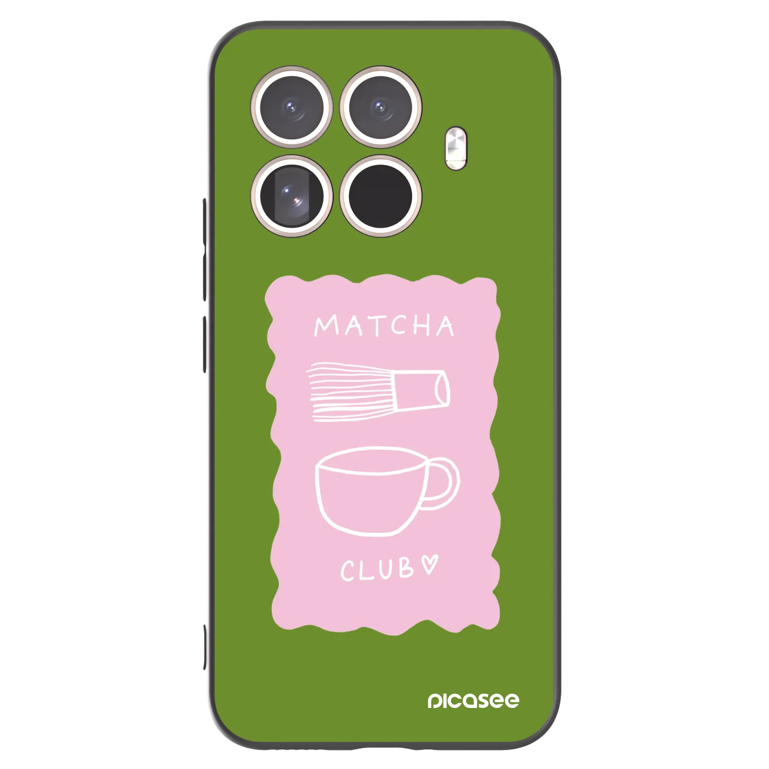 Picasee crna silikonska maskica za Xiaomi 15T Pro - Matcha club