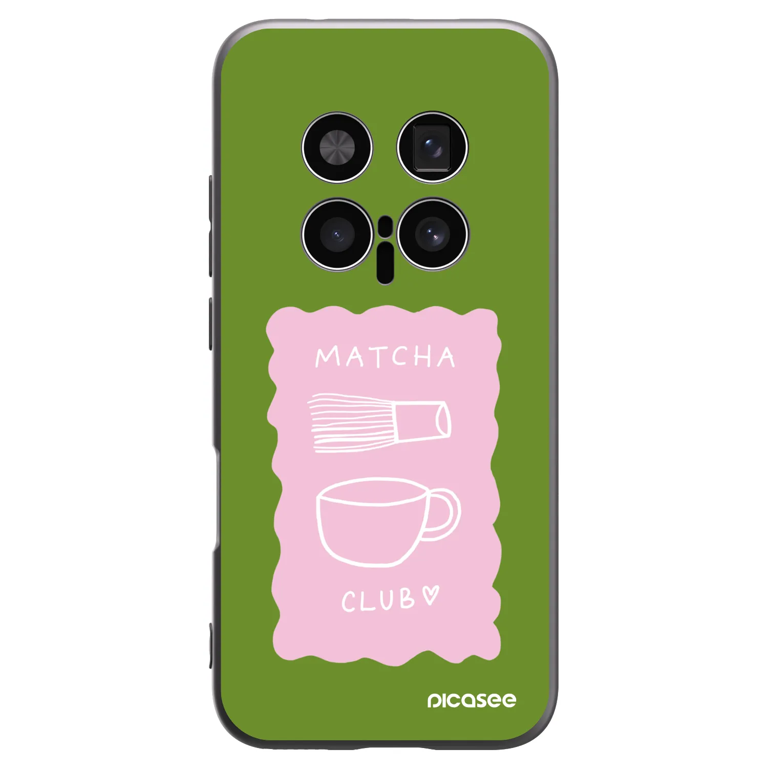 Picasee crna silikonska maskica za Honor Magic8 Pro 5G - Matcha club