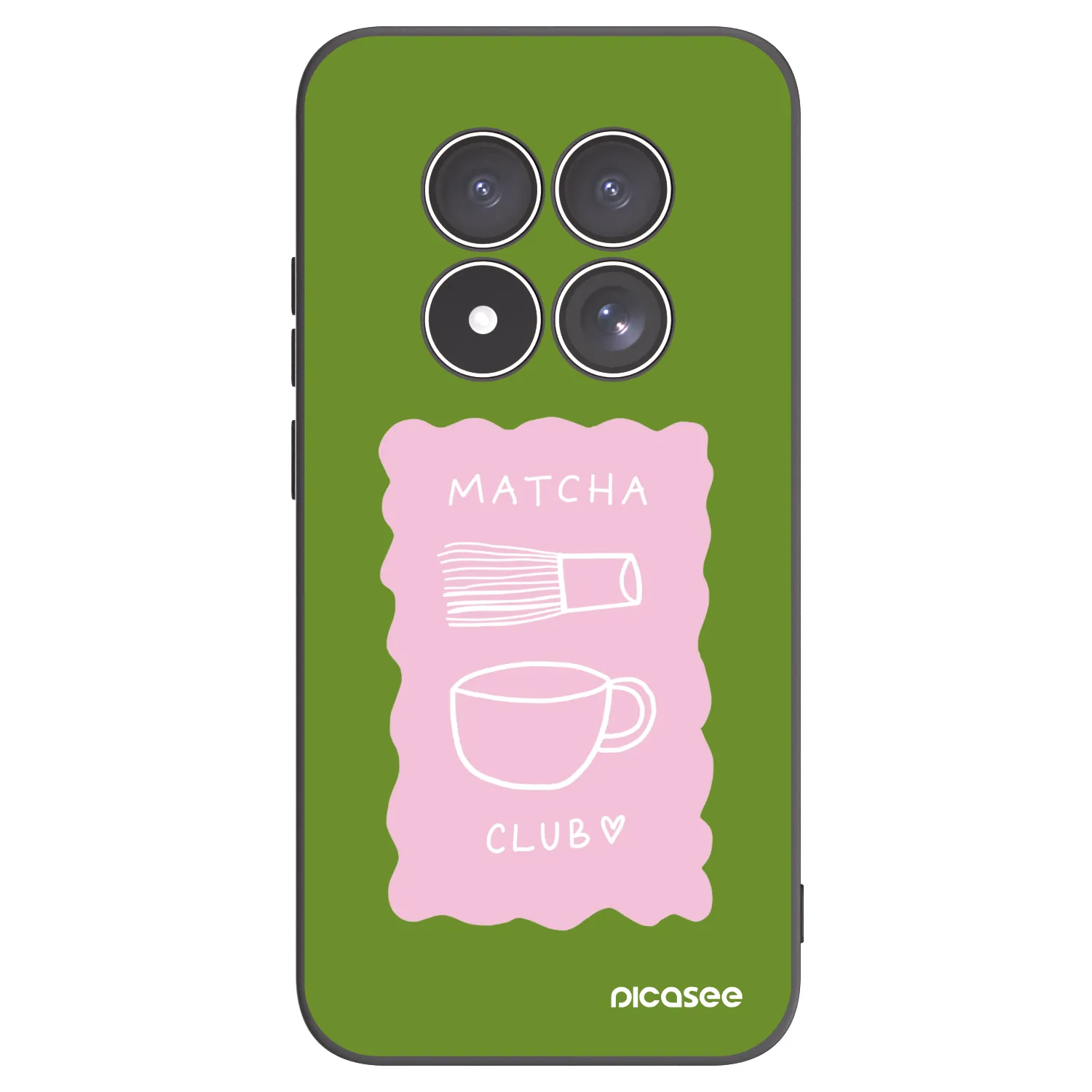 Picasee crna silikonska maskica za Xiaomi Redmi Note 15 Pro 5G - Matcha club