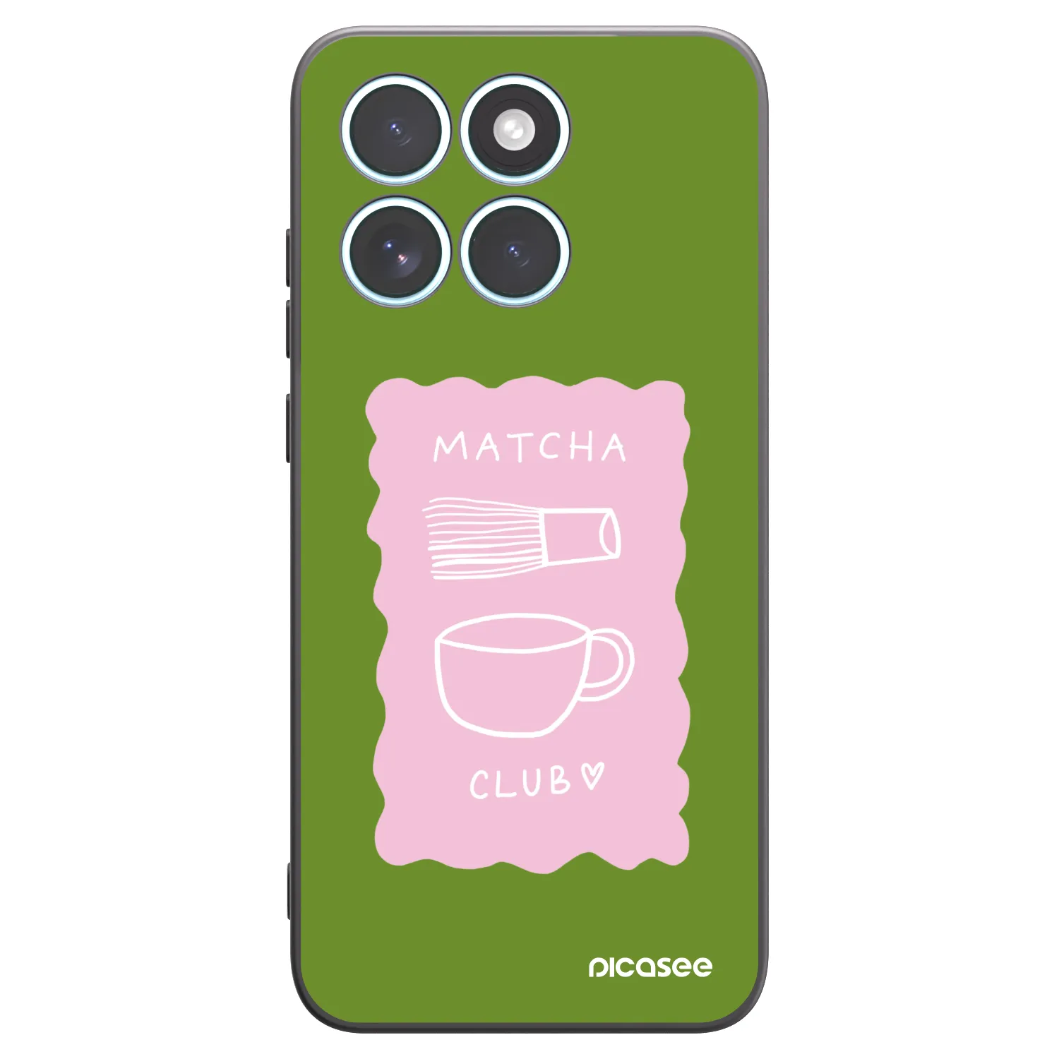 Picasee crna silikonska maskica za Motorola Edge 70 Fusion - Matcha club