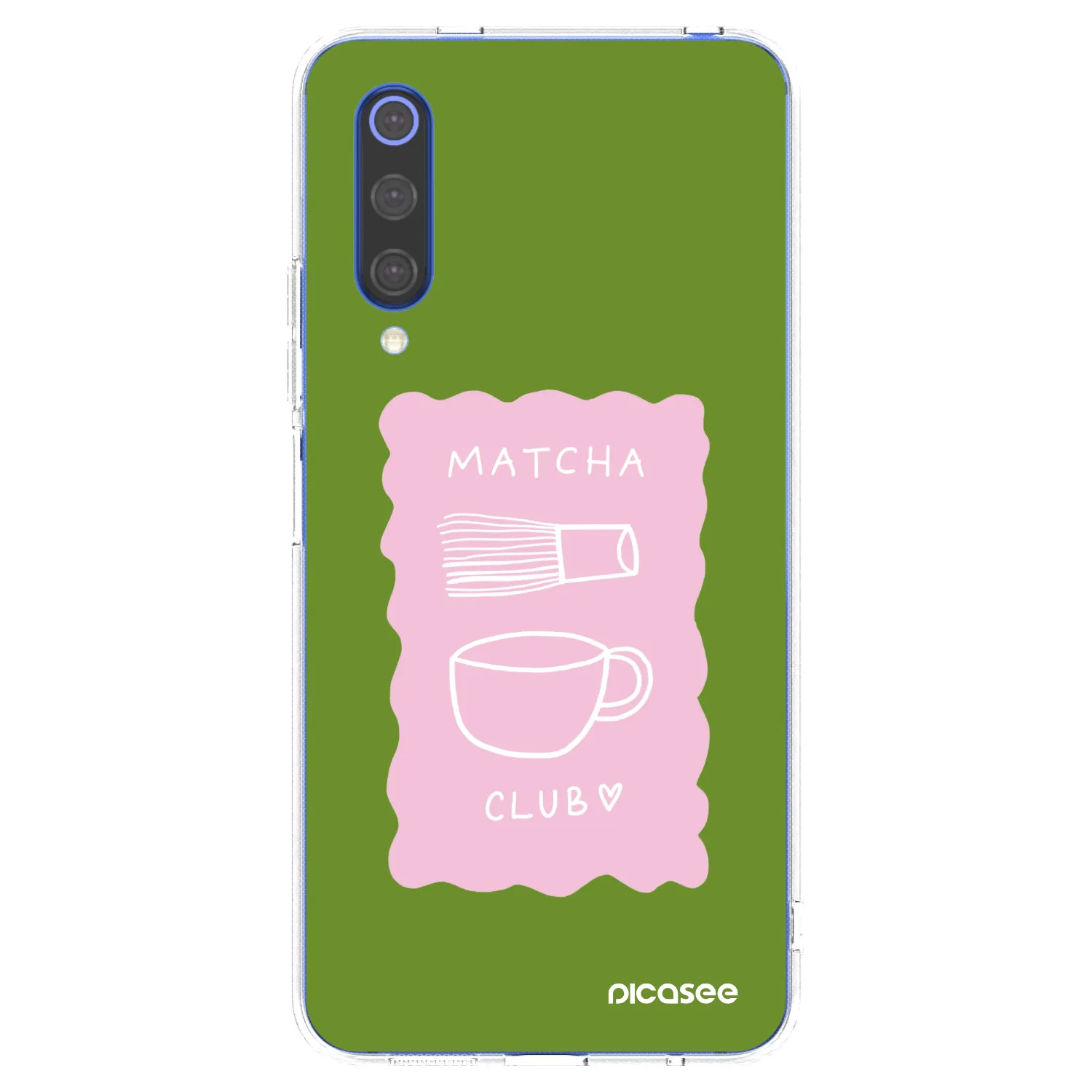 Picasee silikonska prozirna maskica za Xiaomi Mi 9 SE - Matcha club