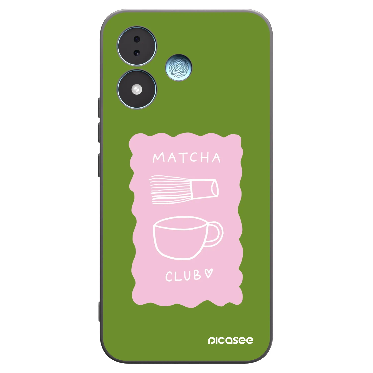 Picasee crna silikonska maskica za Xiaomi Redmi Note 17 5G - Matcha club