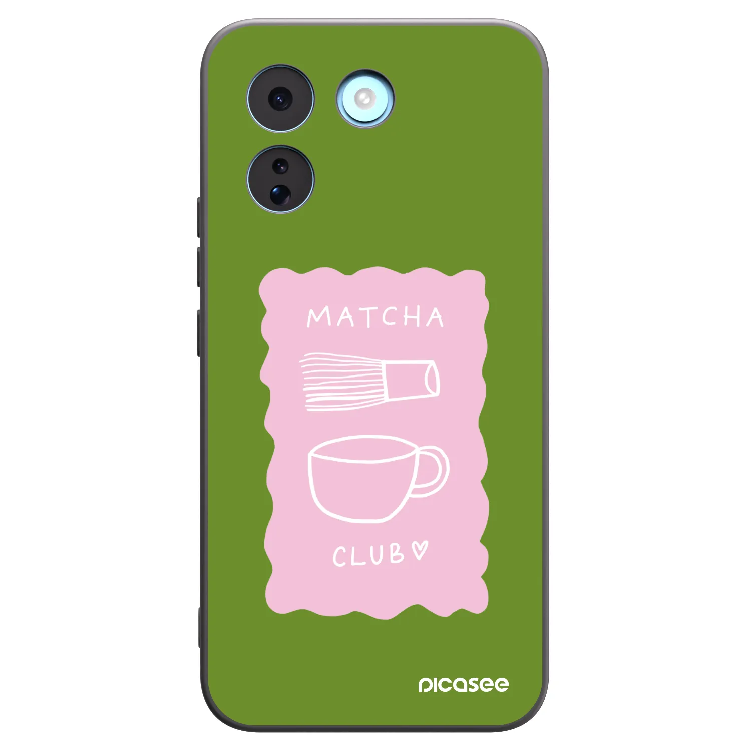 Picasee crna silikonska maskica za Xiaomi Redmi Note 17 Pro MAX 5G - Matcha club