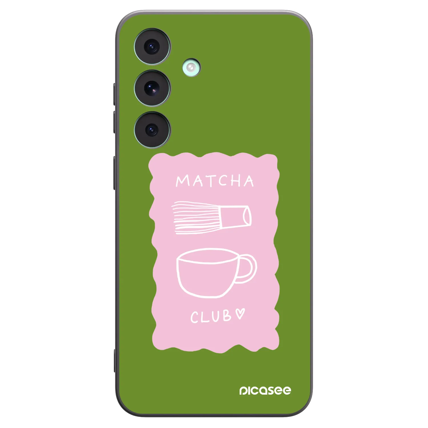 Picasee crna silikonska maskica za Samsung Galaxy S26 FE - Matcha club