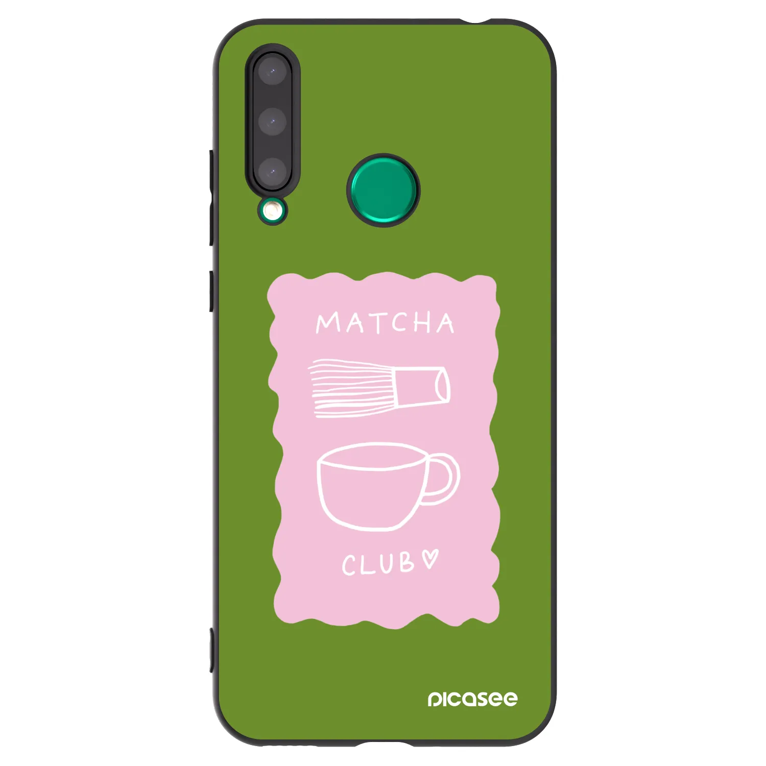 Picasee crna silikonska maskica za Honor 20 Lite - Matcha club