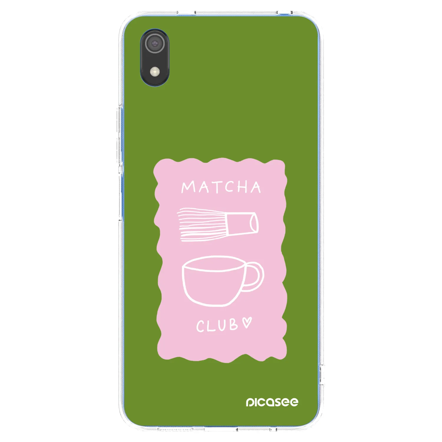 Picasee silikonska prozirna maskica za Xiaomi Redmi 7A - Matcha club