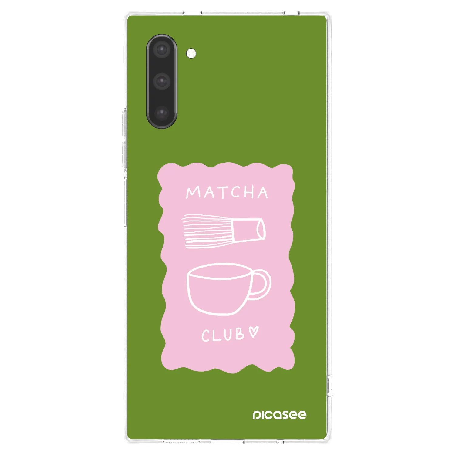 Picasee silikonska prozirna maskica za Samsung Galaxy Note 10 N970F - Matcha club