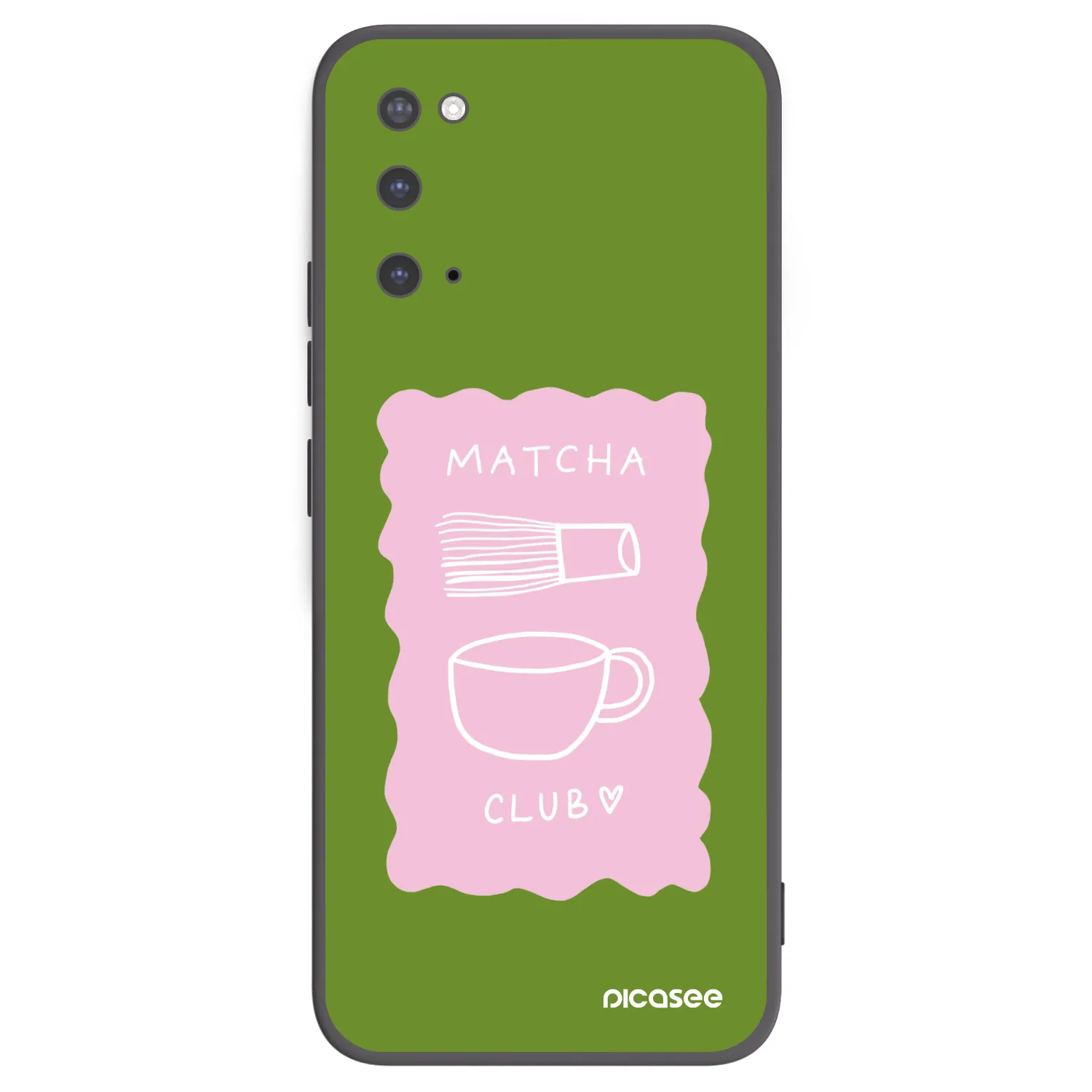 Picasee crna silikonska maskica za Samsung Galaxy S20 G980F - Matcha club
