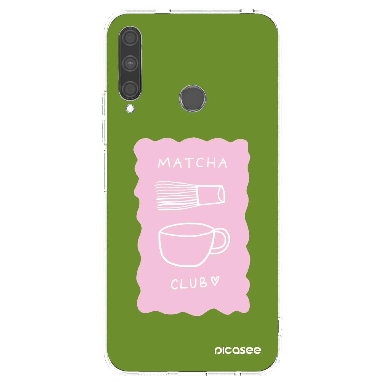 Picasee silikonska prozirna maskica za Huawei P40 Lite E - Matcha club