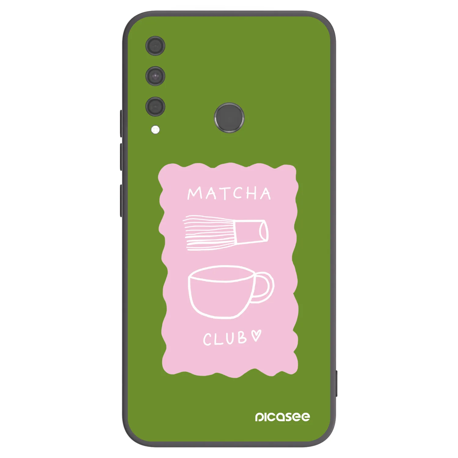 Picasee crna silikonska maskica za Huawei P40 Lite E - Matcha club