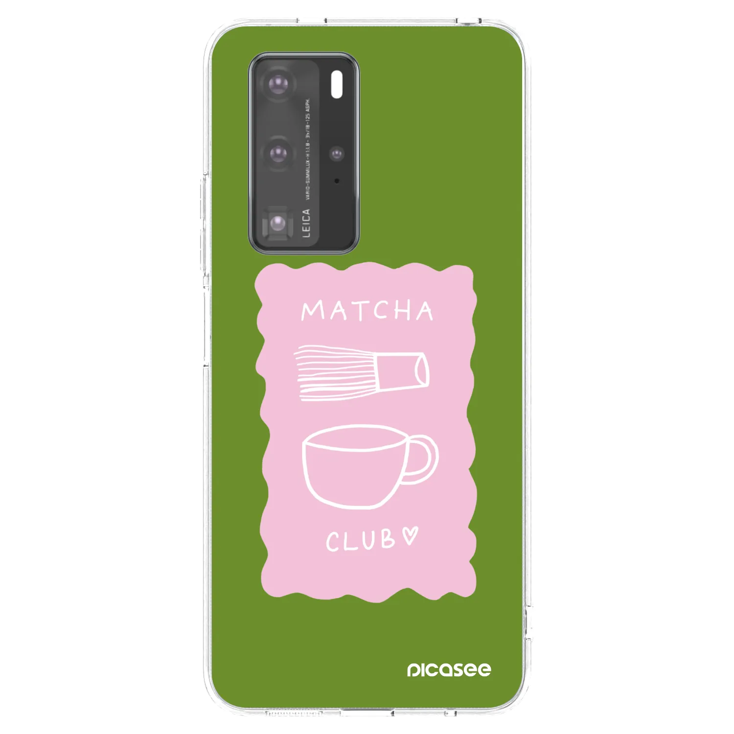 Picasee silikonska prozirna maskica za Huawei P40 Pro - Matcha club