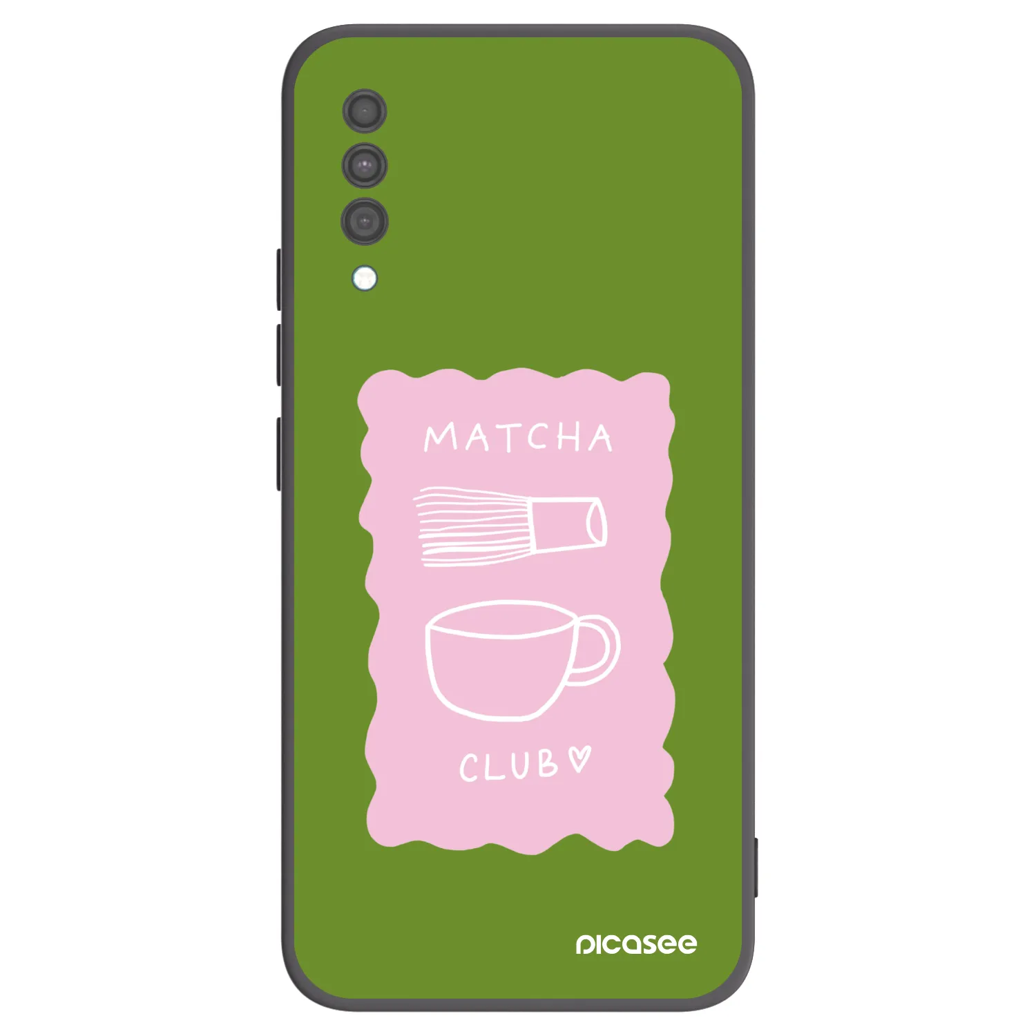 Picasee crna silikonska maskica za Samsung Galaxy A30s A307F - Matcha club