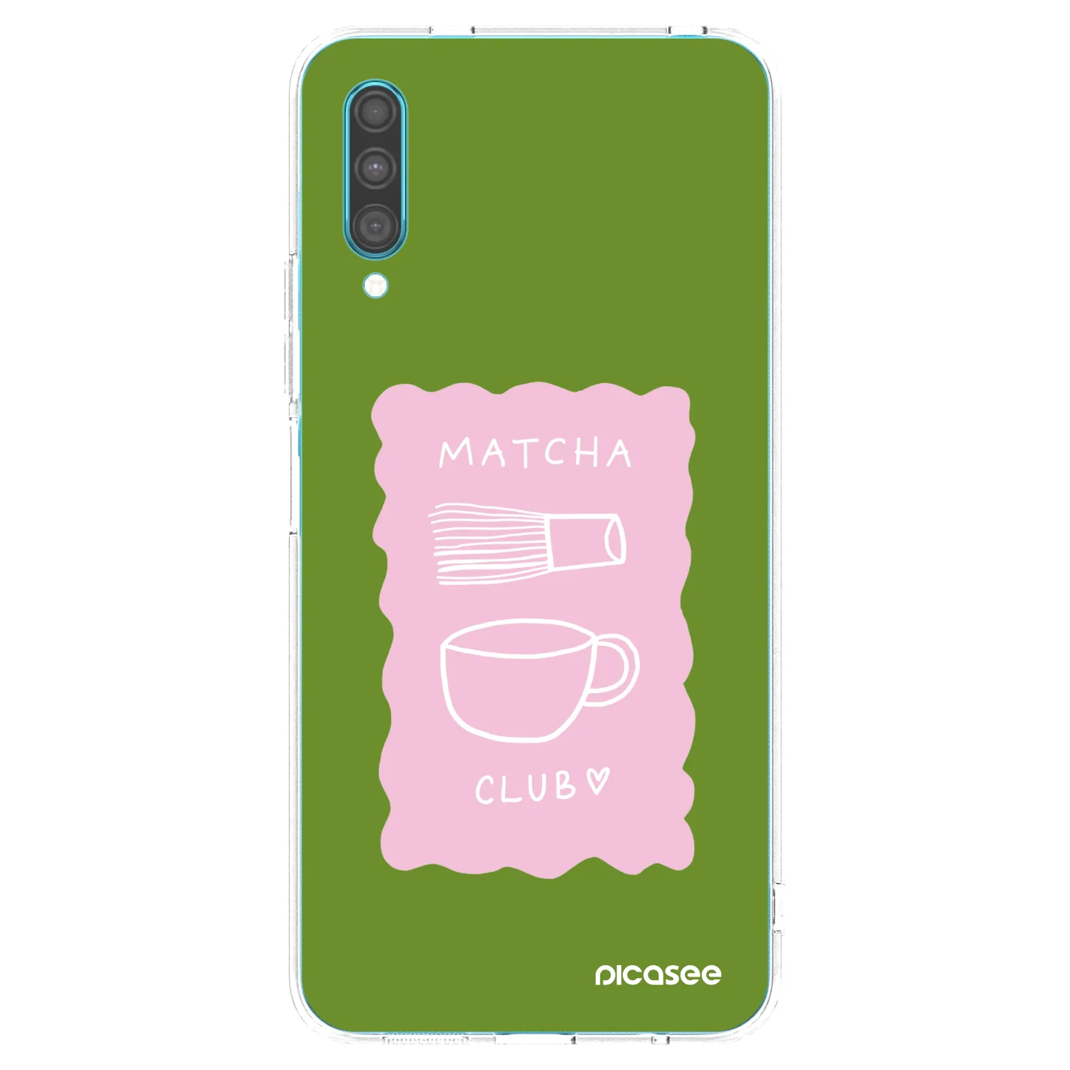 Picasee silikonska prozirna maskica za Samsung Galaxy A30s A307F - Matcha club