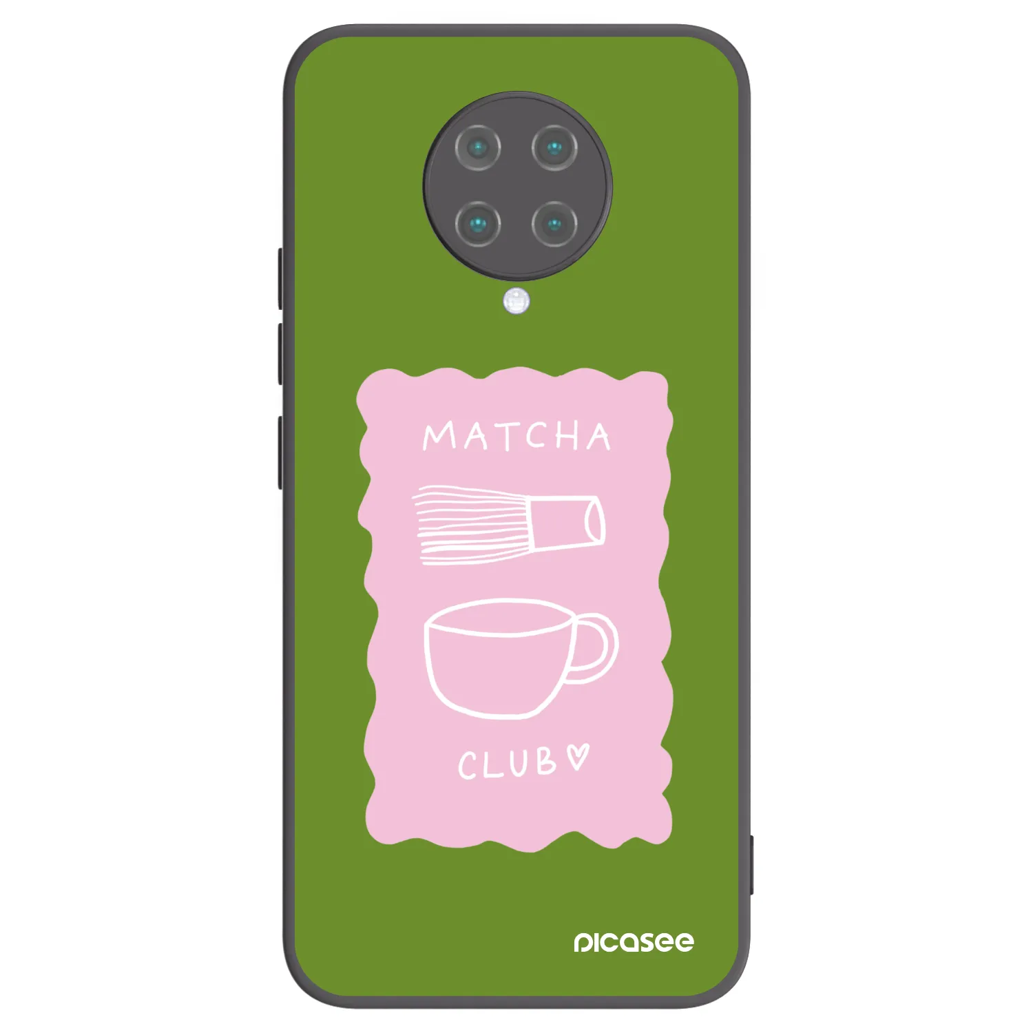 Picasee crna silikonska maskica za Xiaomi Poco F2 Pro - Matcha club