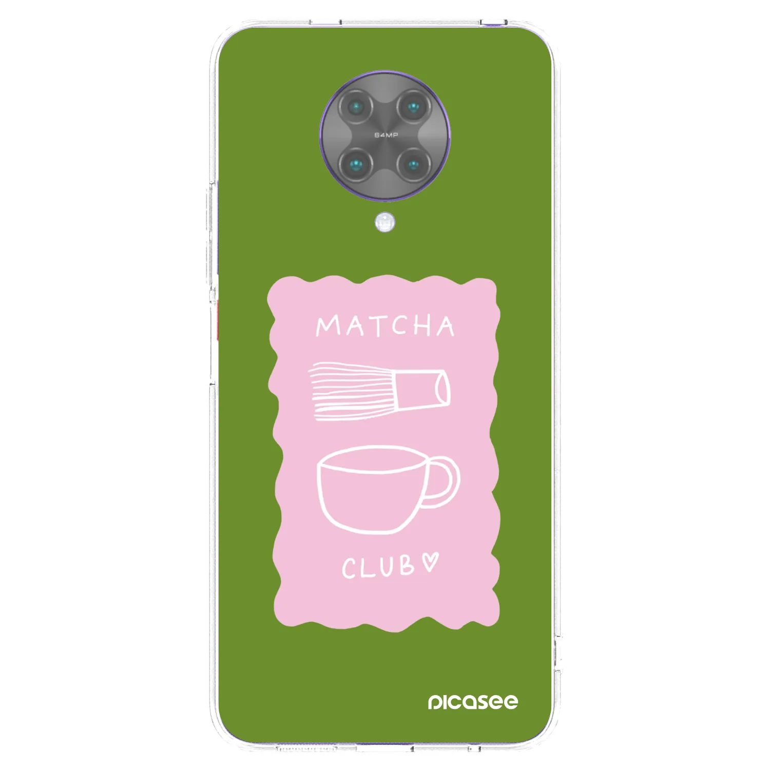 Picasee silikonska prozirna maskica za Xiaomi Poco F2 Pro - Matcha club