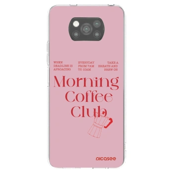 Picasee crna silikonska maskica za Xiaomi Poco X3 - Morning