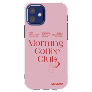 Picasee silikonska prozirna maskica za Apple iPhone 12 mini - Morning