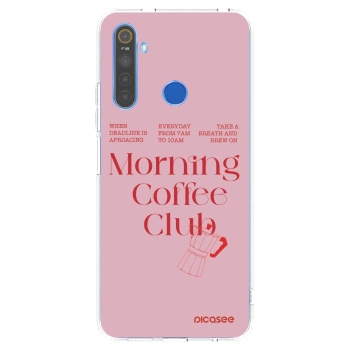 Picasee silikonska prozirna maskica za Realme 5 - Morning