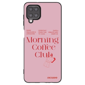 Picasee crna silikonska maskica za Samsung Galaxy A12 A125F - Morning