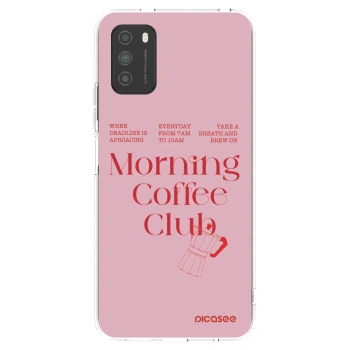 Picasee silikonska prozirna maskica za Xiaomi Poco M3 - Morning