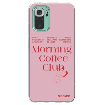 Picasee silikonska prozirna maskica za Xiaomi Redmi Note 10 Pro - Morning