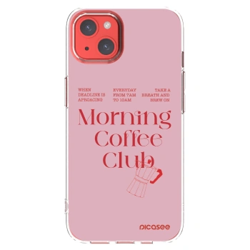Picasee silikonska prozirna maskica za Apple iPhone 13 - Morning