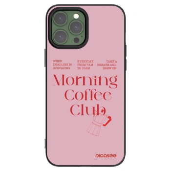 Picasee crna silikonska maskica za Apple iPhone 13 Pro Max - Morning