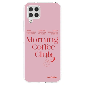 Picasee silikonska prozirna maskica za Samsung Galaxy A22 A225F 4G - Morning