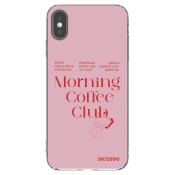 Picasee silikonska prozirna maskica za Apple iPhone XS Max - Morning