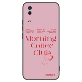 Picasee crna silikonska maskica za Vivo Y11s - Morning