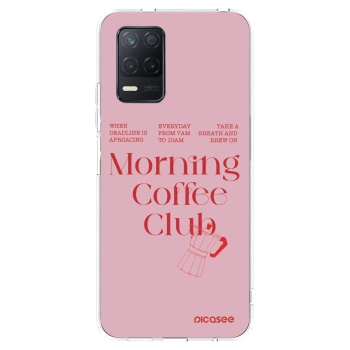 Picasee silikonska prozirna maskica za Realme 8 5G - Morning