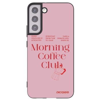 Picasee crna silikonska maskica za Samsung Galaxy S22+ 5G - Morning