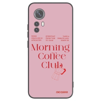 Picasee crna silikonska maskica za Xiaomi 12X - Morning