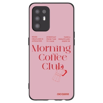 Picasee crna silikonska maskica za OPPO A94 5G - Morning