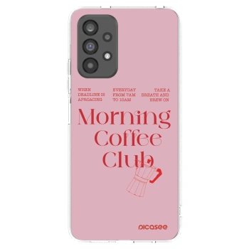 Picasee silikonska prozirna maskica za Samsung Galaxy A73 5G - Morning