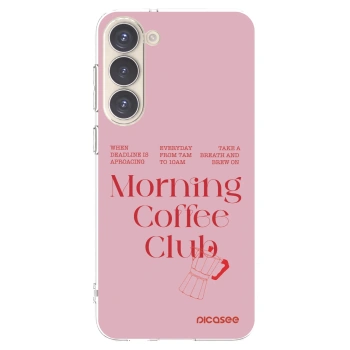Picasee silikonska prozirna maskica za Samsung Galaxy S23+ 5G - Morning