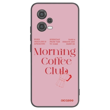 Picasee crna silikonska maskica za Xiaomi Poco X5 - Morning