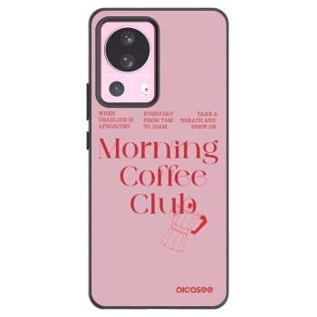 Picasee crna silikonska maskica za Xiaomi 13 Lite - Morning