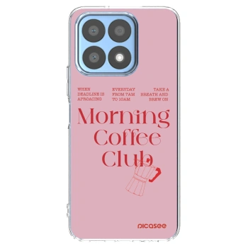 Picasee silikonska prozirna maskica za Honor X8a - Morning