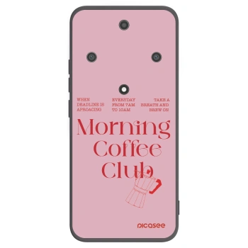 Picasee crna silikonska maskica za Honor Magic5 Lite 5G - Morning