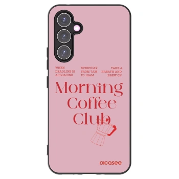 Picasee crna silikonska maskica za Samsung Galaxy A54 5G A546B - Morning