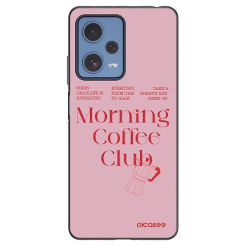 Picasee crna silikonska maskica za Xiaomi Redmi Note 12 Pro 5G - Morning