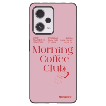 Picasee crna silikonska maskica za Xiaomi Redmi Note 12 Pro+ 5G - Morning