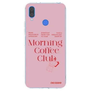Picasee silikonska prozirna maskica za Huawei Nova 3 - Morning