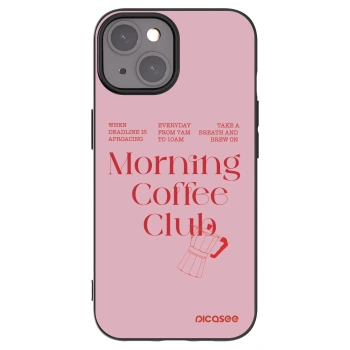 Picasee crna silikonska maskica za Apple iPhone 15 - Morning