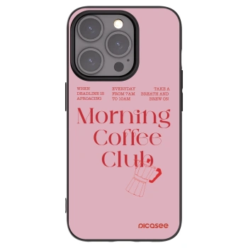 Picasee crna silikonska maskica za Apple iPhone 15 Pro - Morning