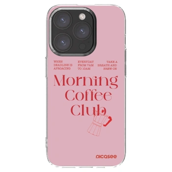 Picasee silikonska prozirna maskica za Apple iPhone 15 Pro - Morning