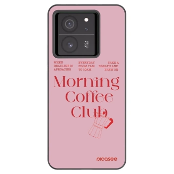 Picasee crna silikonska maskica za Xiaomi 13T Pro - Morning