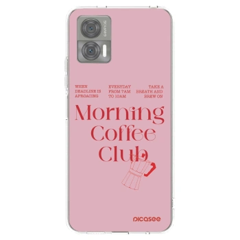 Picasee silikonska prozirna maskica za Motorola Edge 30 Neo - Morning