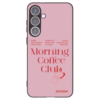 Picasee crna silikonska maskica za Samsung Galaxy S24+ S926B 5G - Morning
